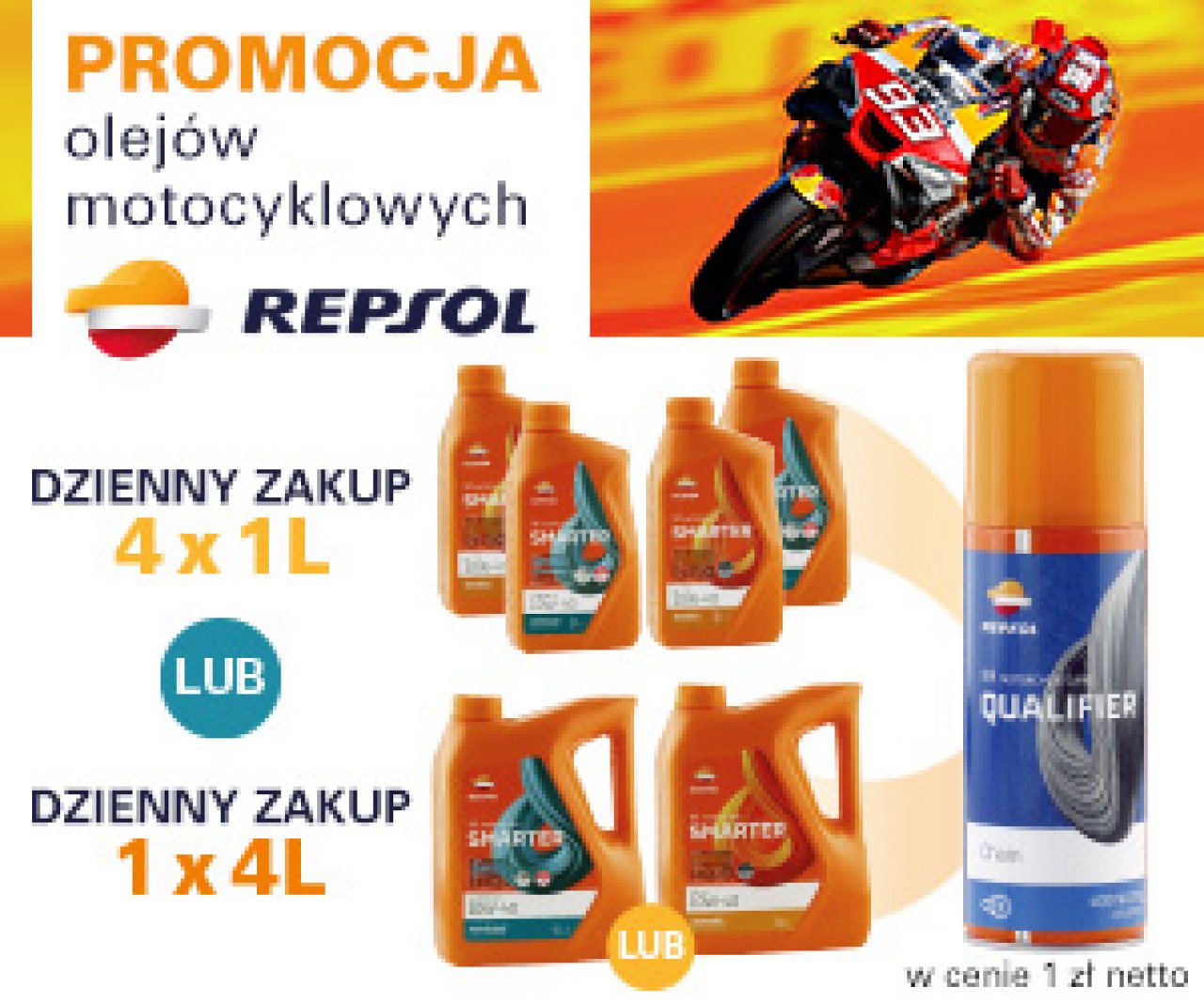 REPSOL - oleje  motocyklowe